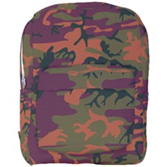 Camouflage Orange Full Print Backpack by snowwhitegirl