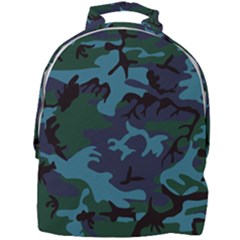 Camouflage Blue Mini Full Print Backpack by snowwhitegirl