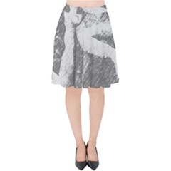 Kids Velvet High Waist Skirt