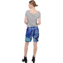 Tropical Blue Leaves Pocket Shorts View2