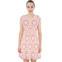 Floral Design Seamless Wallpaper Adorable in Chiffon Dress View1