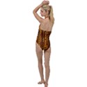 Scrapbook Background Wall Wallpaper Go with the Flow One Piece Swimsuit View2