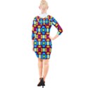 Ml 170 Quarter Sleeve Hood Bodycon Dress View2