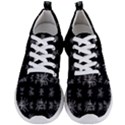 Black And White Ethnic Design Print Men s Lightweight Sports Shoes View1