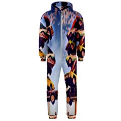 Pretty Colors Cars Hooded Jumpsuit (men)  by StarvingArtisan