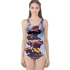 Pretty Colors Cars One Piece Swimsuit by StarvingArtisan
