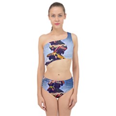 Pretty Colors Cars Spliced Up Two Piece Swimsuit by StarvingArtisan