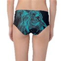 Angry Male Lion Predator Carnivore Mid-Waist Bikini Bottoms View2