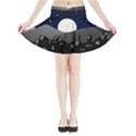City At Night Mini Flare Skirt View3