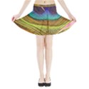 Peacock Feather Bird Colorful Mini Flare Skirt View3