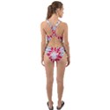Flaming Sun Abstract Cut-Out Back One Piece Swimsuit View2
