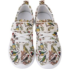 Vintage Birds Men s Velcro Strap Shoes