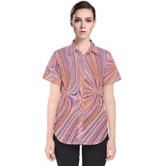 Electric Field Art Xxiv Women s Short Sleeve Shirt