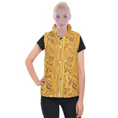 Electric Field Art Xl Women s Button Up Vest