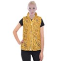 Electric Field Art XL Women s Button Up Vest View1