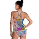 Electric Field Art Collage II Tankini Set View2
