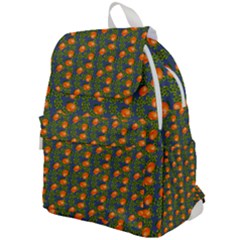 Mandarins Teal Blue Top Flap Backpack by snowwhitegirl