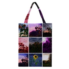 Sunflower Collage Classic Tote Bag by okhismakingart