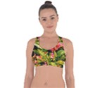 Fern Jungle Cross String Back Sports Bra View1
