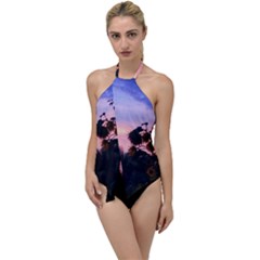 Sunflower Sunset Ii Go With The Flow One Piece Swimsuit