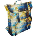 Yellow and Blue Forest Buckle Up Backpack View2