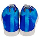 Deep Blue Clouds Men s Mid-Top Canvas Sneakers View4