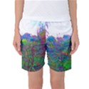 Neon Weeds Women s Basketball Shorts View1