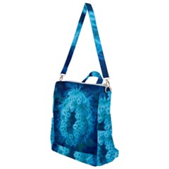 Blue Closing Queen Annes Lace Crossbody Backpack