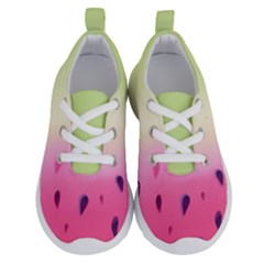 Watermelon Pastel Gradient Pink Watermelon Pastel Gradient Running Shoes by genx