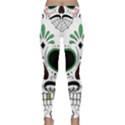 Day Of The Dead Skull Sugar Skull Lightweight Velour Classic Yoga Leggings View1