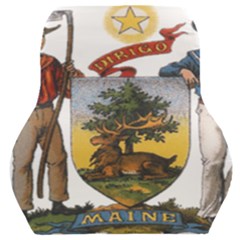 Maine State Coat Of Arms (str?hl), 1899 Car Seat Back Cushion  by abbeyz71