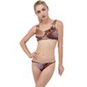 Fractal Pattern Shades Of Brown The Little Details Bikini Set View1