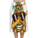 Dabbing Pineapple Sunglasses Shirt Aloha Hawaii Beach Gift Velvet Flared Midi Skirt View1