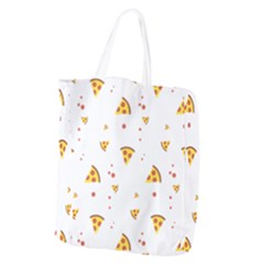 Pizza Pattern Pepperoni Cheese Funny Slices Giant Grocery Tote by genx