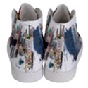 Hong Kong Skyline Watercolor Painting Poster Men s Hi-Top Skate Sneakers View4