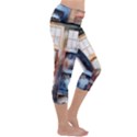 Tardis Doctor Who Transparent Capri Yoga Leggings View3