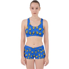 Emojis Hands Fingers Background Work It Out Gym Set