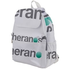 Theranos Logo Top Flap Backpack by milliahood