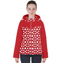 Cute Canada Jackets Women s Hooded Puffer Jacket