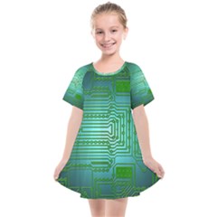 Board Conductors Circuits Kids  Smock Dress