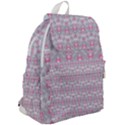 Seamless Pattern Background Top Flap Backpack View2