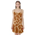 Giraffe Skin Pattern Satin Night Slip View1
