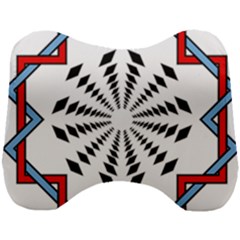 Star Illusion Mandala Head Support Cushion by HermanTelo