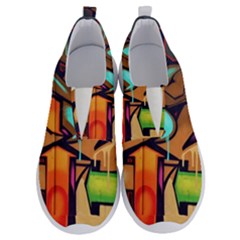 Graffiti Mural Street Art Wall Art No Lace Lightweight Shoes
