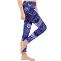 Peacock Feathers Color Plumage Lightweight Velour Classic Yoga Leggings View4
