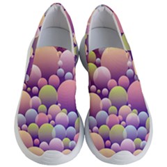Abstract Background Circle Bubbles Women s Lightweight Slip Ons by HermanTelo