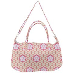 Floral Design Seamless Wallpaper Removal Strap Handbag by HermanTelo