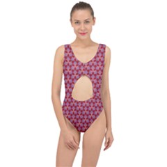 Pattern New Seamless Center Cut Out Swimsuit