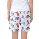 Pattern Dinosaurs Women s Basketball Shorts View2