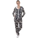 Background Abstract Beige Black Women s Tracksuit View1